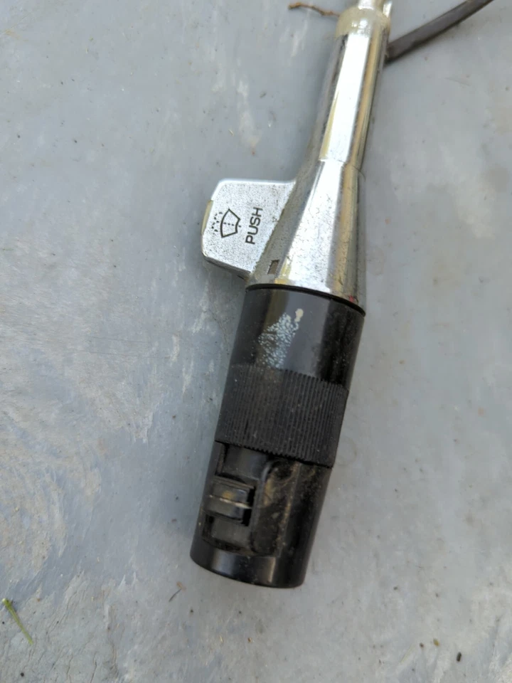 Interruptor de palanca de limpiaparabrisas de retardo de señal de giro negro para camioneta GM Olds fabricación de auto original Foto 3 de 4