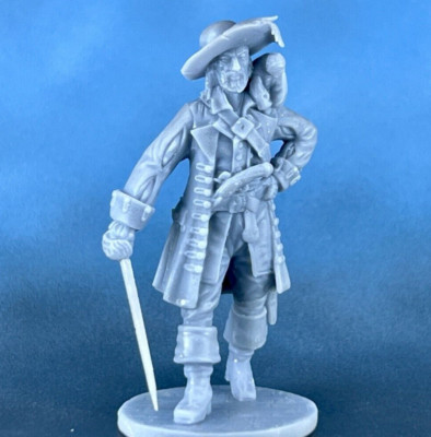 Tabletop Miniature pirate Barbarossa. Action Figures 60мм (2.36ins)