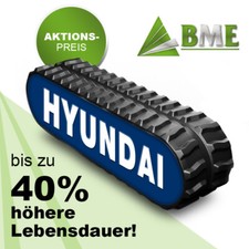 Gummikette Baggerkette für Hyundai Minibagger Bagger - 2 Stück zum Aktionspreis!