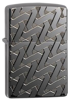 ZIPPO - BENZIN - FEUERZEUG - ARMOR   CASE - GEOMETRIC WAVE - 60005201 - NEU OVP