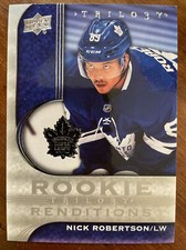 20-21 UD Trilogy Hockey Rookie Renditions RR-2 Nick Robertson
