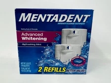 Mentadent Advanced Whitening 2 Refills Arm & Hammer Sealed Box Refreshing Mint