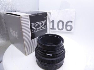 Zenza Bronica Zenzanon EII 75mm f2.8 for ETR ETRS ETRSi ETRC ETR-C nr Mint