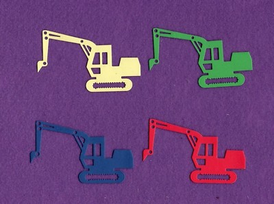 EXCAVATOR # 2 construction die cuts scrapbook cards