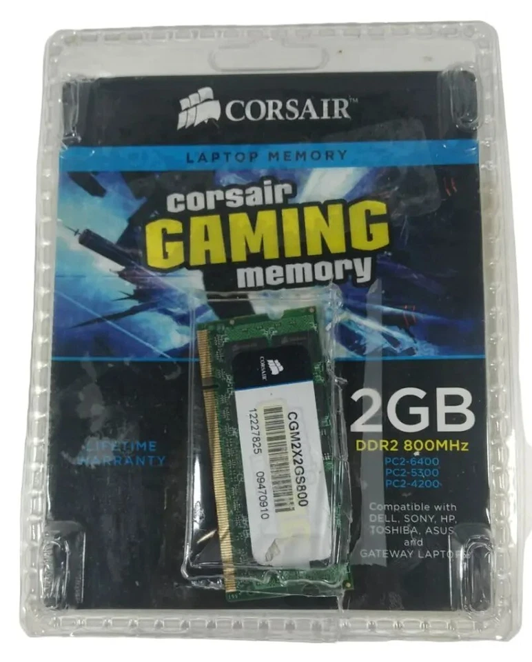 Corsair CGM2X2GS800 2GB Laptop Gaming DDR2 Memory - Image 2 of 4