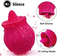 Flower Licking Vibrator Clit Sucker Dildo Women G-Spot Massager Sex Toy for Wome