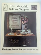 The Friendship Saltbox Sampler Pattern designed by Maureen Appleton (Kit)