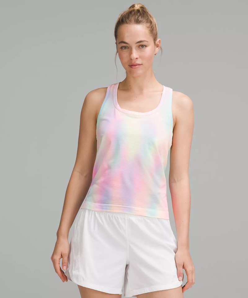 LULULEMON SWIFTLY TECH TANK TOP RACE LENGTH~PSYCHEDELIC RAINBOW~0~2~4~6 ...