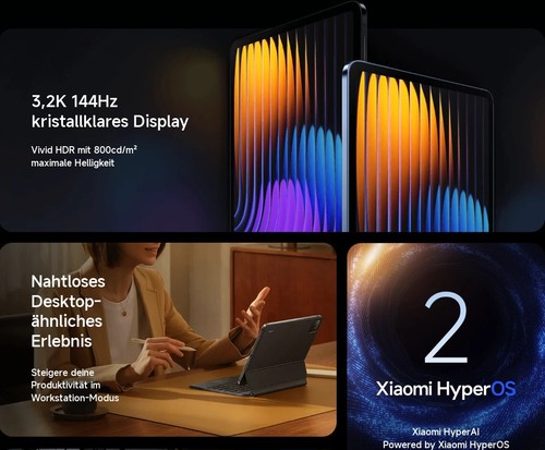 Xiaomi Pad 7 Pro Tablette 8+256G Wifi 11.2" IPS Tablet 144Hz Snapdragon 8s Gen 3 - Bild 5 von 24
