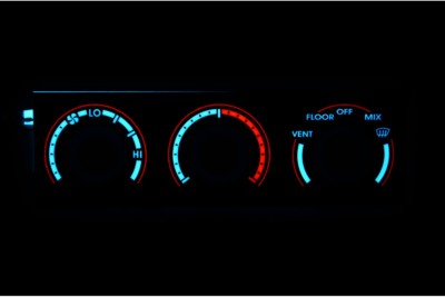 Ford Probe 2 - Heater control panel glow gauge plasma dials tachoscheibe glow sh