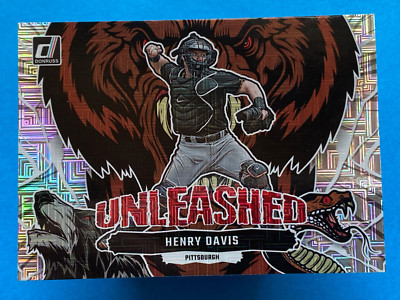 Henry Davis 2023 Panini Donruss Unleashed Vector #U2 Pittsburgh Pirates