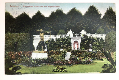 Potsdam sizilianischer garten mit dem bogenschutzen Antique PC Germany Garden