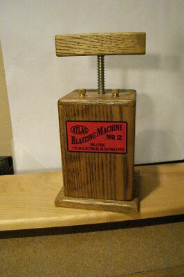 Dynamite Detonator Blasting Machine  ''Atlas  No2''  new