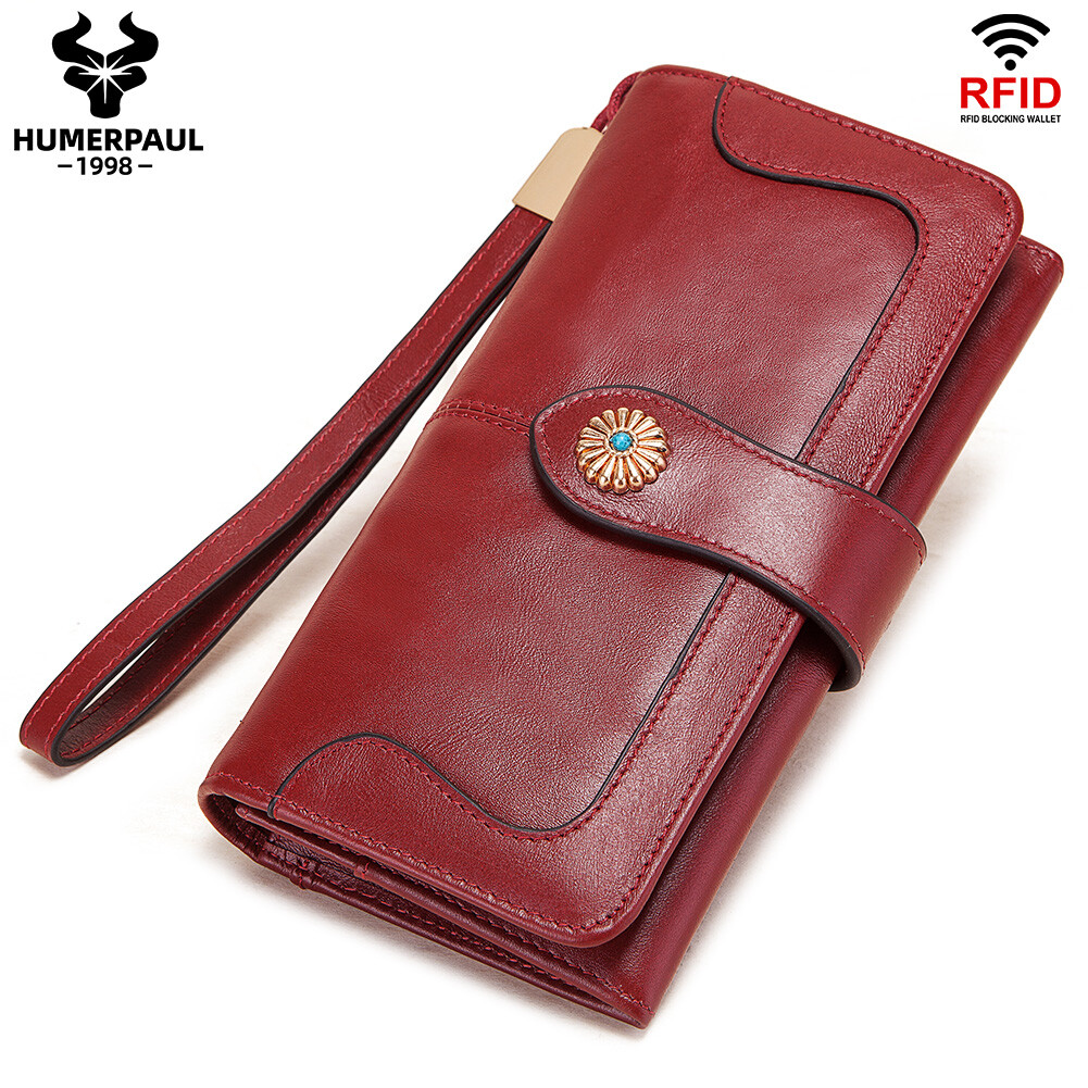 Portafoglio Minimalista In Pelle Personalizzato Da Donna, Rosso, Sottile, Piccolo, Bifold, Porta Monete, Porta Carte Di Credito, Motivo In Rilievo Dune, Personalizzato - Italia