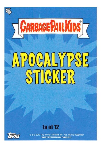 PEGATINAS BASE ADAM-GEDDON PICK-A-CARD PAIL NIÑOS 2017 SERIE 1 ADAMGEDDON - Imagen 23 de 361