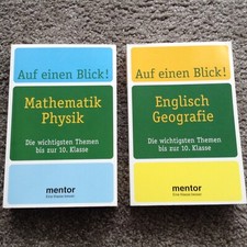 Buch Mathematik Physik Auf einen Blick MENTOR das Wichtigste bis zur 10. Klasse