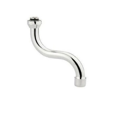 Schwenkauslauf Für Wandarmatur – Gerade, 16 Cm, Chrom, Mit Strahlregler