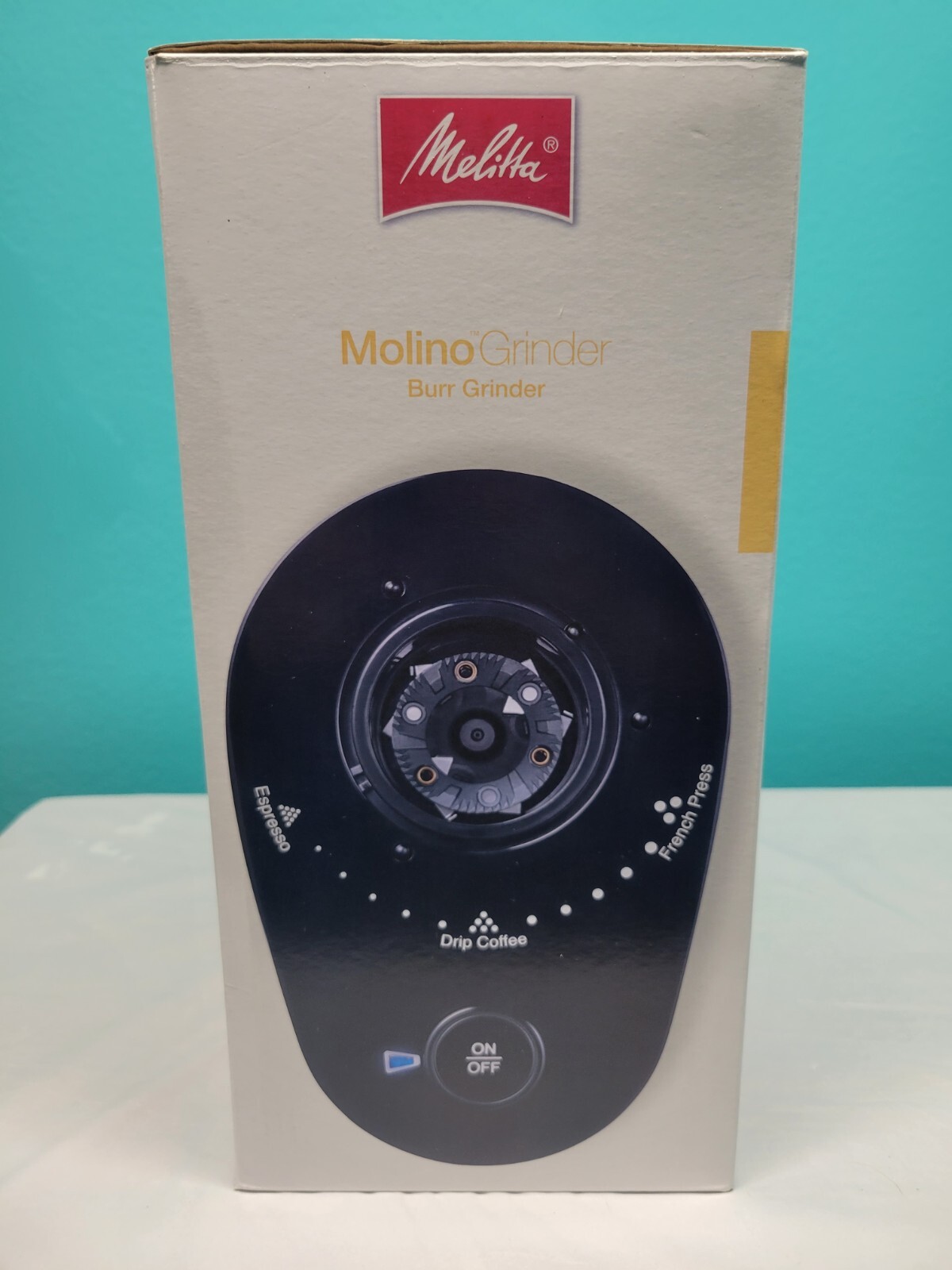 Melitta Molino Flat Burr Whole Bean Coffee Grinder Easy Clean 14 Cups