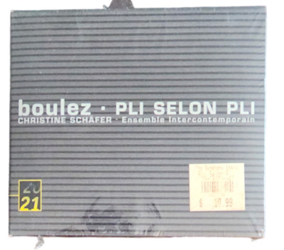 BOULEZ: PLI SELON PLI-CHRISTINE SCHAFER/ENSEMBLE INTERCONTEMPORAIN-2002 CD