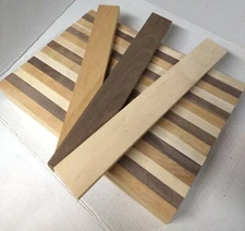10 ea WALNUT Maple CHERRY 3/4" x 2" x 16" Wood DIY Cutting Boards Charcuterie