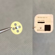 Set lotto x2 Rolex 2130-510-Y1 ruota conduttrice driving wheel cal. 2130 2135