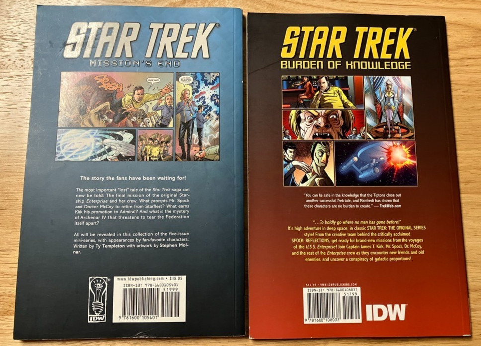 STAR TREK: Mission's End/Burden of Knowledge/Manifest Destiny/Enter the Wolves