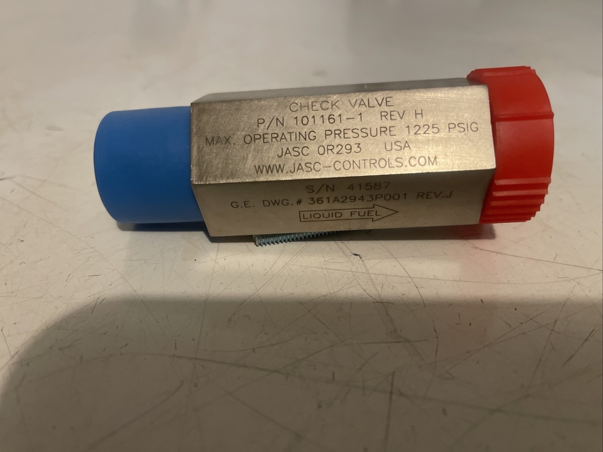 JASC CHECK VALVE (P/N: 101161-1 | eBay