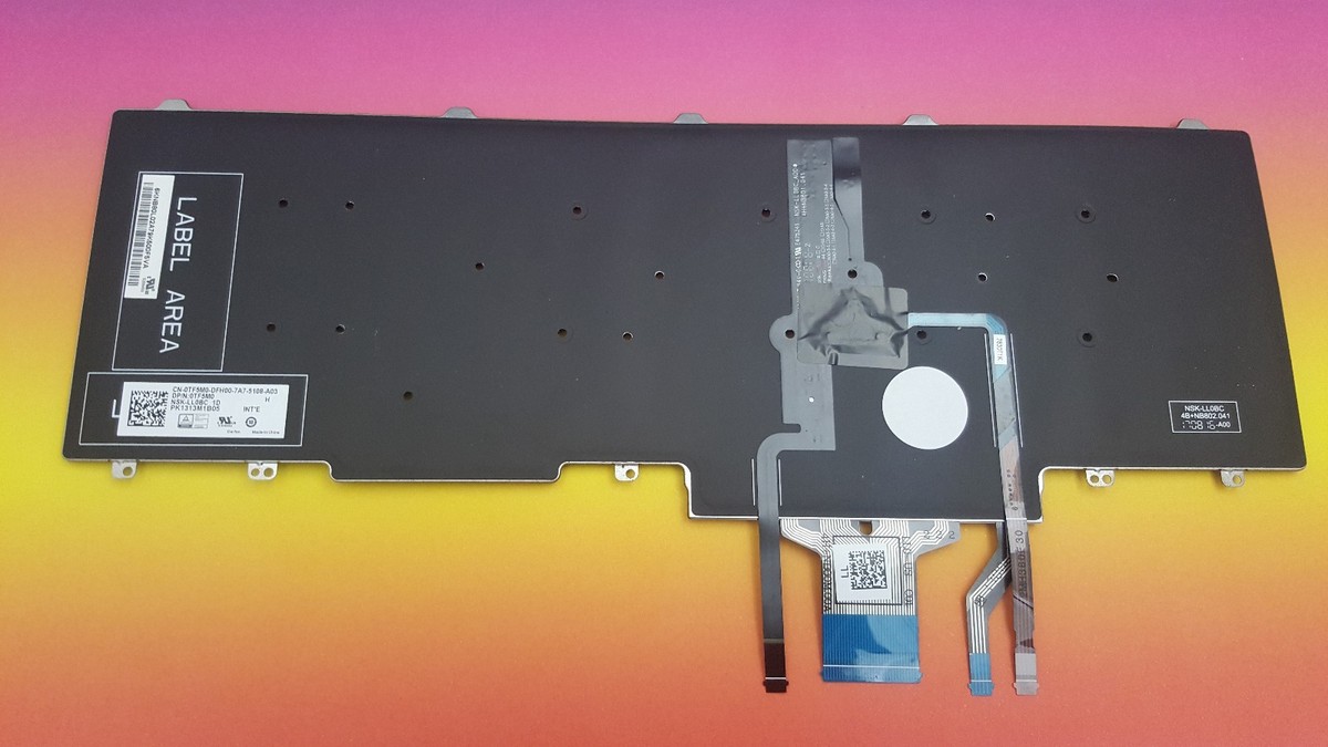 US RU SP LA Backlit Keyboard For Dell Latitude E5550 E5570 E5580 E5590