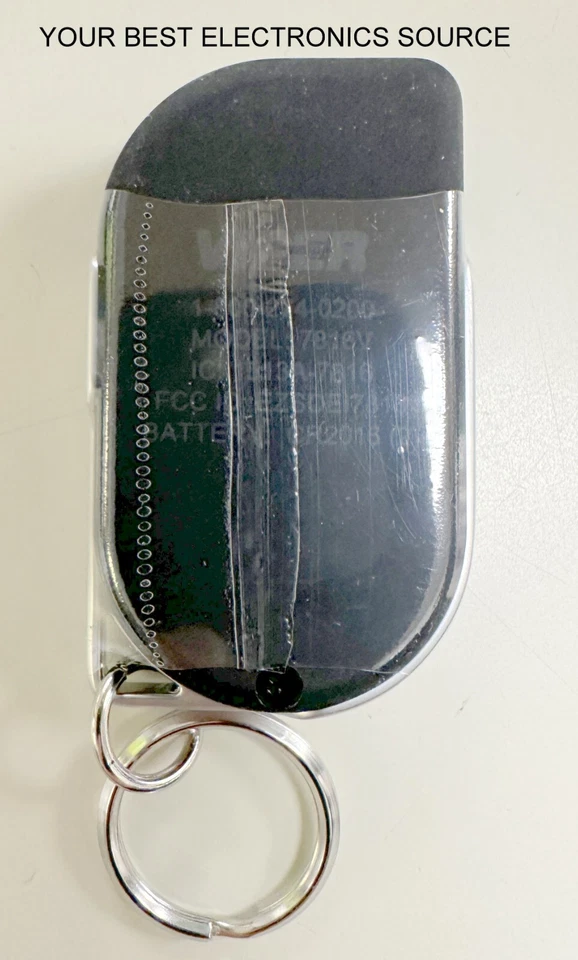 NEW Viper 7816V Replacement 1-Button, 2-Way Remote Key FOB, EZSDEI7816 - Image 2 of 2