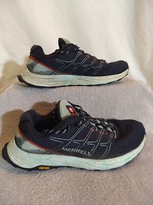 Merrell Womens Moab Flight Navy Trail Running Shoes, Size: 11  ZZ49+5