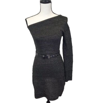 black sweater dress forever 21 Cozy Sweater Dress