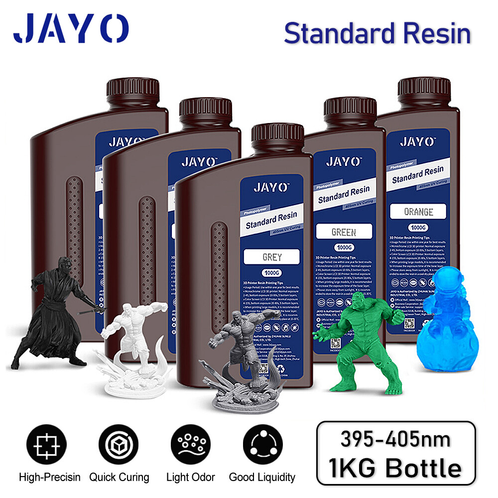 JAYO1KG14KPhotopolymerHarz405nmSchnellesUV-HarzDLPLCD3DDruckerResin