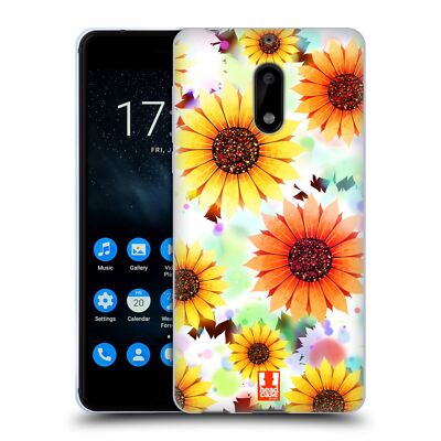 HEAD CASE DESIGNS GLAMOROUS BLOOMS SOFT GEL CASE FOR NOKIA PHONES 1