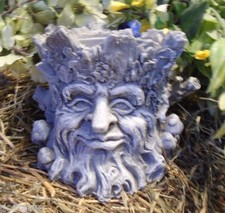 Molde para jardinera cara de tronco de lá…