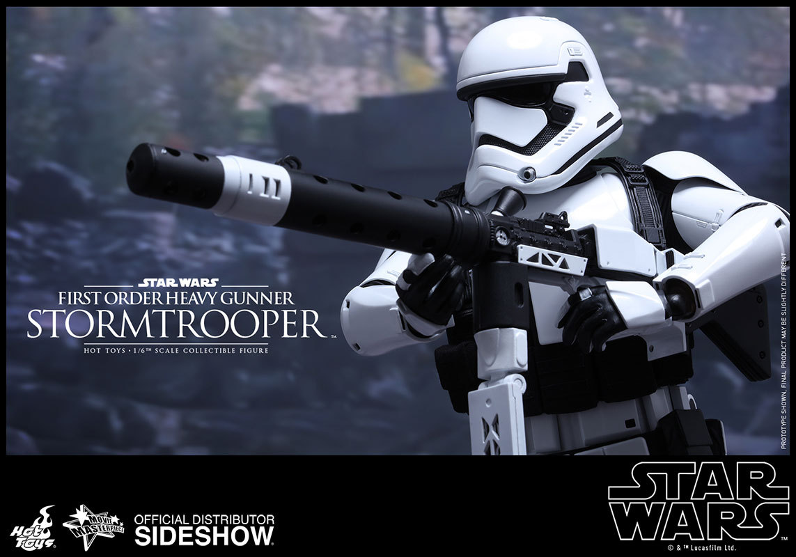 STAR WARS~FIRST ORDER~STORMTROOPER~HEAVY GUNNER~1/6 SCALE FIGURE