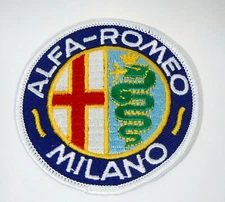 ALFA ROMEO Cars Iron-On Automotive Car Patch 3"  Giulia Stelvio 4C