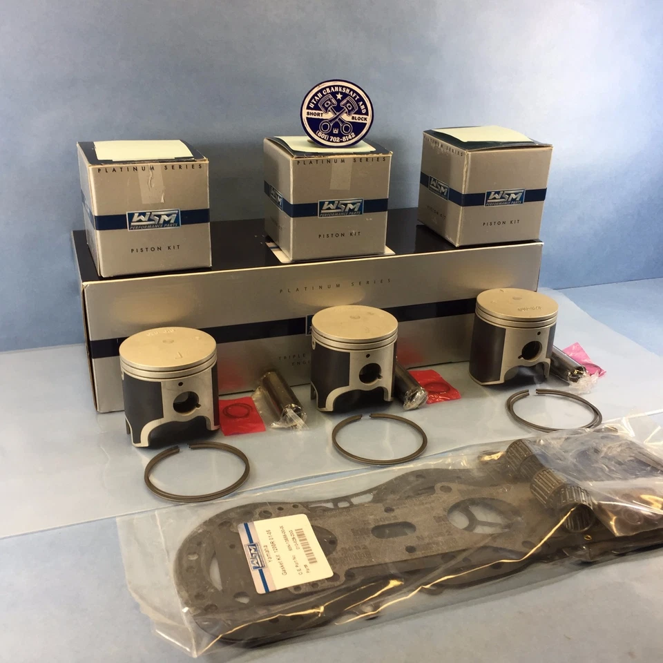 NEW YAMAHA 1200 PLATINUM WSM TOP END KIT STD BORE 2001-2005 GP XLT 01 02 03 04 - Image 3 of 4