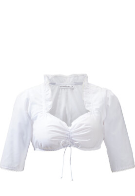 B-Ware / 2. Wahl - Damen Dirndlbluse B-1015 weiß Stockerpoint