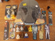 Star Wars Bookmarks, erasers, rubber stamps & an activity case with art supplies
