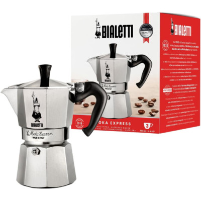 Bialetti Kaffeemaschine Mokka Express Neu 3 Tassen