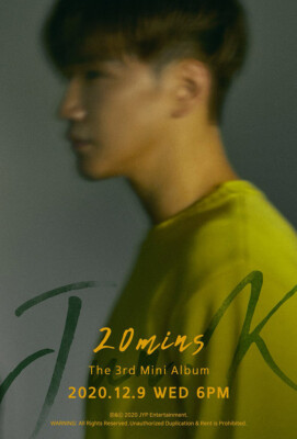2PM JUN.K [20 MINS] 3rd Mini Album CD+POSTER+Photo Book+4 Card K