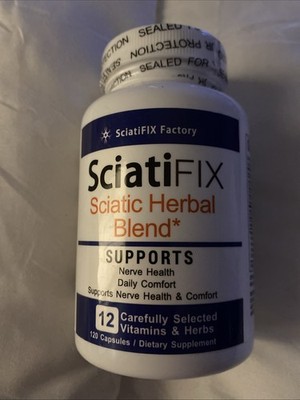 Sciati Fix Sciatic Herbal Blend 120 Capsules Exp 08/2027