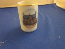Vintage Porcelain Germany Toothpick  BOCHALT IW RATHAUS Gold Trim RW Bavaria