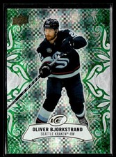 2024-25 Upper Deck Ice Hockey Emerald Green #64 Oliver Bjorkstrand