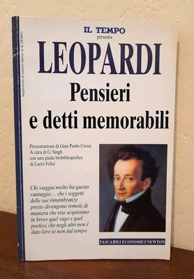Giacomo Leopardi: Denkwürdige Gedanken und Sprüche (Newton 1998)