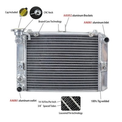 Aluminum Radiator for 1983 1984 1985 1986 Honda V65 Magna VF1100C SC12