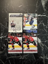 (4) Eric Godard Wade Brookbank Brandon Prust Young Guns Rookie Card. rookie card picture