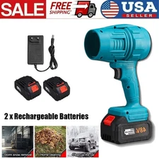 Turbo Blower Cordless Super Power Mini Air Duster For Car Drying Cleaning Fan US