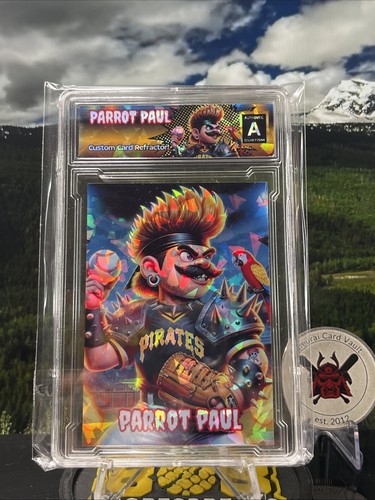 Paul Skenes Parrot Paul Collectors XT Custom GPK Refractor Card