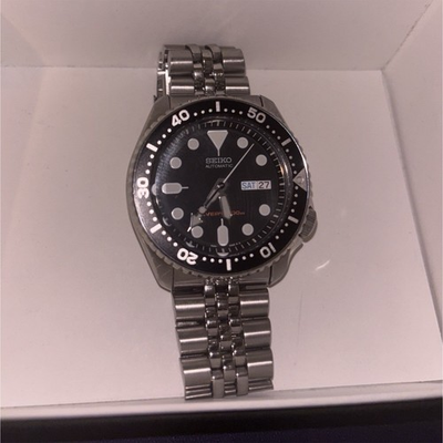 #ad 精工 SKX007K 黑色表盘 不锈钢手链 $96.66